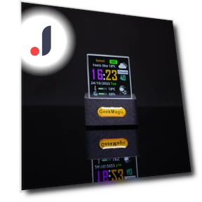 Holographic Digital Watch Mini TV Night Light with GIF Display — Spy Gadgets, Lntelligent Living Hall