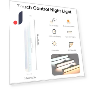 Inductive Digital Display Night Light — Night Lights, Lntelligent Living Hall