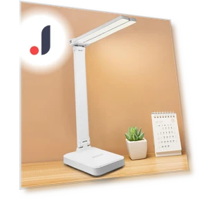 LED Desk Lamp with 3 Brightness Levels — Study & Desk Lighting, Intelligent Living Hall