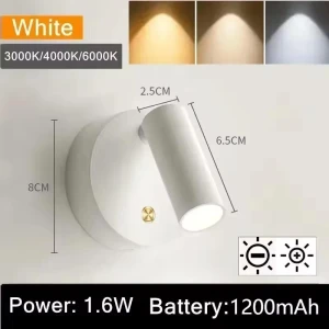 LED Wall Light for Bedroom, OuuZuu