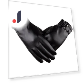 Men's Leather Touchscreen Gloves — Gloves & Mittens, Female s