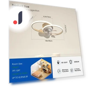 Modern Smart Ceiling Fan with Light — Ceiling Fans & Accessories, Comfort Homeware