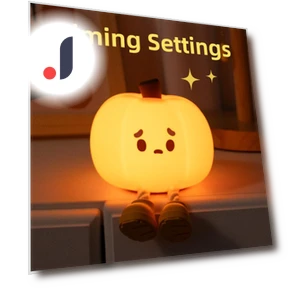 Night Light Cute Style Soft Touch Glows When Tapped Built-in Battery Supports USB Charging For Decor Unpacking — Night Lights, Exquisite goods home furnishing