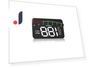 OBD2 HUD Projection Display — Speedometers, ZQKJ