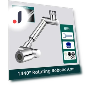 Robotic Extendable Rotating Faucet with Filter Sprayer — Aerators, Lntelligent Living Hall