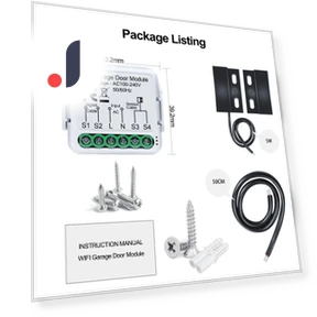 Smart Garage Door Switch Controller — Smart Home Hubs & Controllers, Intelligent Living Hall