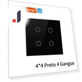 Smart Switch 4x4 Brazil Standard — Smart Home Hubs & Controllers, Lntelligent Living Hall