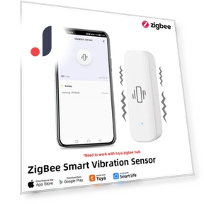 Smart Vibration Sensor — Smart Home Security, Tuya