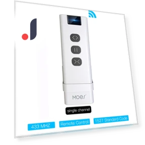 Smart WiFi RF433 Curtain Switch with Remote Control — Smart Home Hubs & Controllers, MOES