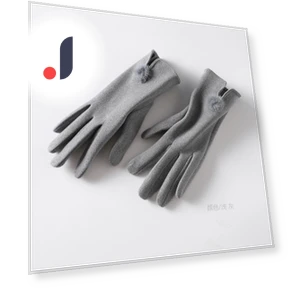 Touchscreen Gloves with Rabbit Fur Lining — Gloves, Female s