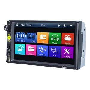 Universal 2 Din 7-inch Touch Screen Stereo Car Radio Multimedia Player, Reakosound
