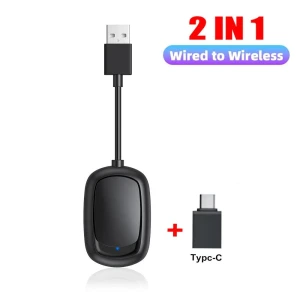 2 in 1 CarPlay and Android Auto Mini Ai Box, Super Star Mall