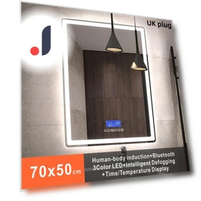 Bluetooth Smart Makeup Mirror with LED Lighting — Makeup, Vinde Home