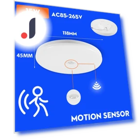 LED Ceiling Light with Motion Sensor — Overhead Lighting, AE Selection