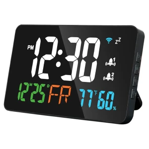 Multifunctional Alarm Clock Weather Station, Seahorse Home