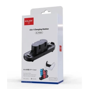 Universal Charging Dock Station for Controllers 6 in 1 USB Type C, FourAll Video Games Accessories