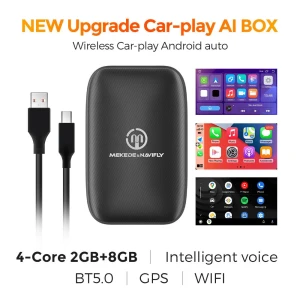 USB Wire to Wireless Carplay Android Auto Adapter, Timeless Home