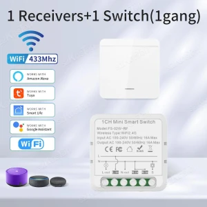WiFi Smart Switch with Remote Control, Super Dream Home