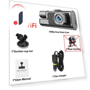 3-channel WIFI Dash Cam — Dashboard Cameras, Auto Accessories Home