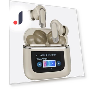 ANC Wireless Headphones with LED Display — In-Ear Headphones, NIYE