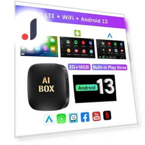 Android 13 Ai Box for Wireless Carplay Android Auto Adapter — Car Installation Essentials, Auto Launcher