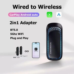 CarPlay Android Auto RGB Box Adapter, Auto Launcher
