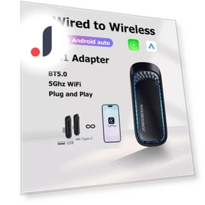 CarPlay Android Auto RGB Box Adapter — Stereo Receivers, Auto Launcher