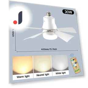 Ceiling Fan with Remote Control and LED Light — Ceiling Fans, Comfort Homeware