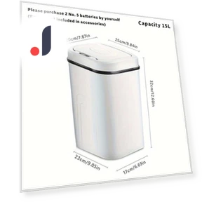 Electric Smart Trash Can — Kitchen Cans, World Auto Parts