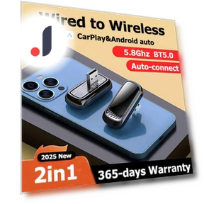 Mini AI Box Carplay & Android Auto Adapter — Car Essentials, Auto Launcher