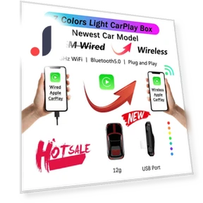 Mini Wireless Carplay AI Box — Phone Accessories, Auto Launcher
