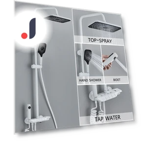 Smart Digital Display Shower Mixer Set — Panels, JOHO - CarGear