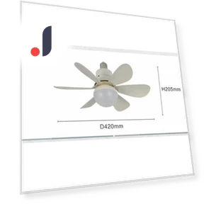 Smart Fan with LED Light Replacement and Remote Control — Ceiling Fans, Comfort Homeware