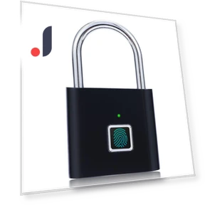 Smart Lock with Fingerprint Identification — Luggage Locks, Auto Launcher