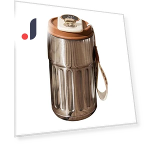 Smart Stainless Steel Thermos Bottle — Travel Drinkware, World Auto Parts