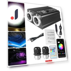 Starry Sky Fiber Optical Smart APP Controller Car Ceiling Light — Light Kit, Auto Accessories Home