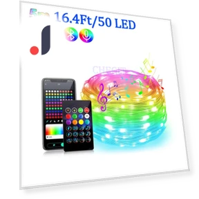 Waterproof Outdoor Smart LED String Lights — Garden Illumination, Auto Accessories Home