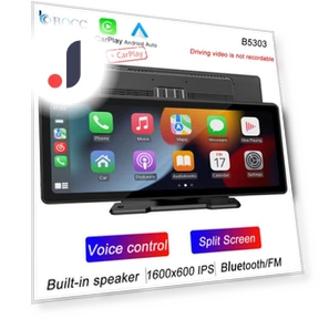Widescreen Wireless Portable Car Radio Receiver — Stereo Receivers, Auto Launcher