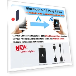 Wireless Android Auto Adapter — Phone Accessories, Auto Accessories Home