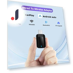Wireless Carplay 2-in-1 Android Auto Smart Dongle — Stereo Receivers, Auto Launcher
