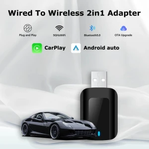 Wireless CarPlay and Android Auto Smart Dongle, Auto Launcher