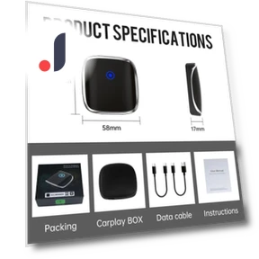 Wireless CarPlay Android Auto Adapter — Phone Accessories, Auto Launcher