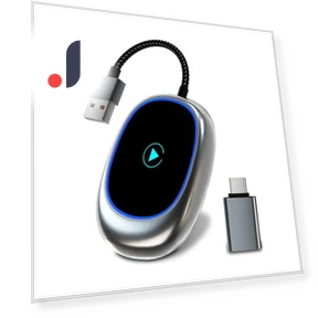 Wireless CarPlay Android Auto Adapter — Phone Accessories, Auto Launcher