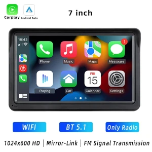 Wireless CarPlay Android Auto Car Multimedia Receiver, Auto Launcher