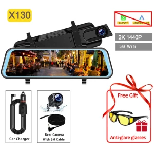 10-inch Mirror Dash Cam — Dash Cam, Auto Accessories Home