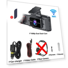 3-Channel WIFI Car DVR — Dashboard Cameras, Auto Accessories Home