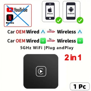 3-in-1 Carplay & Auto Box Adapter, Super Star Mall