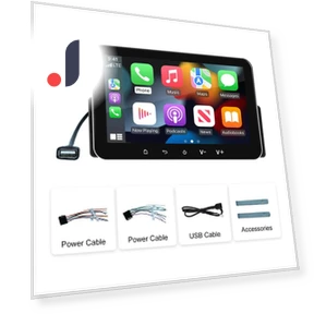 Car Stereo System with Wired Apple CarPlay Android Auto — Stereo Receivers, Auto Accessories Home