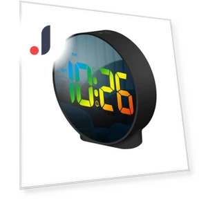 Colorful Mini Digital Alarm Clock with Weekday Display — Alarms & Clocks, DC-HOME-4