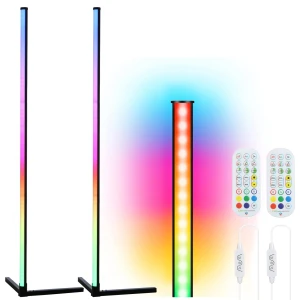 Connected RGB Floor Lamp with Controller — LED Strip Lights, Neoglint